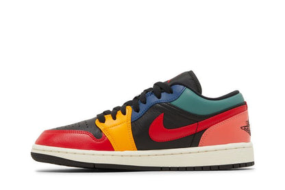 Air Jordan 1 Low SE Black Multi-Color (Women's)