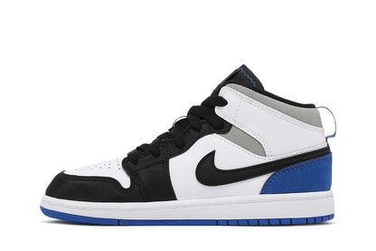 Jordan 1 Mid SE White Black Royal (PS)
