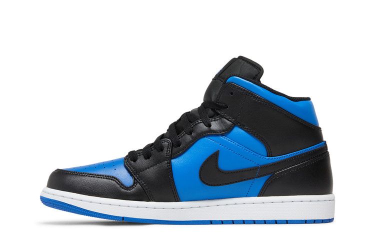 Jordan 1 Mid Black Royal Blue