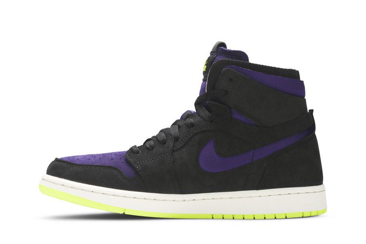 Jordan 1 High Zoom Air CMFT Black Court Purple Lemon Venom (Women's)
