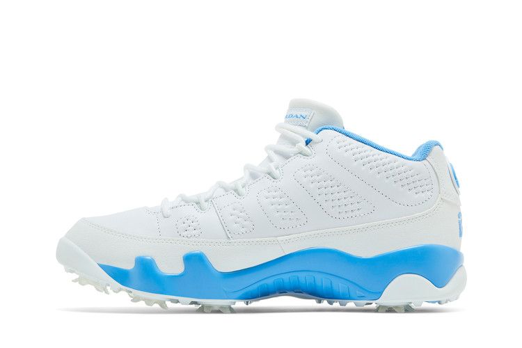 Jordan 9 Retro Low Golf White University Blue