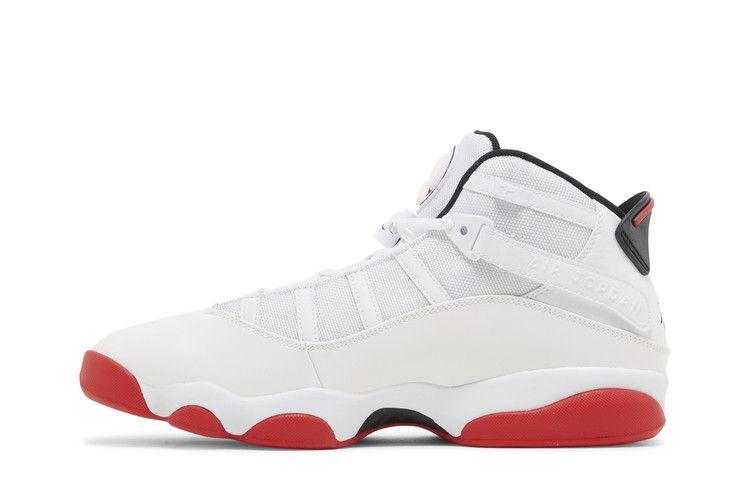 Jordan 6 Rings White University Red Black
