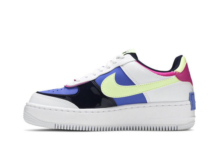 Nike Air Force 1 Low Shadow White Sapphire Barely Volt (Women's)