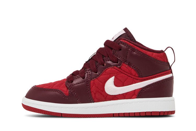 Jordan 1 Mid Red Quilt (PS)