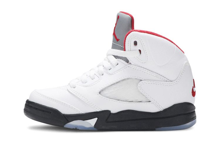 Jordan 5 Retro Fire Red Silver Tongue (2020) (PS)