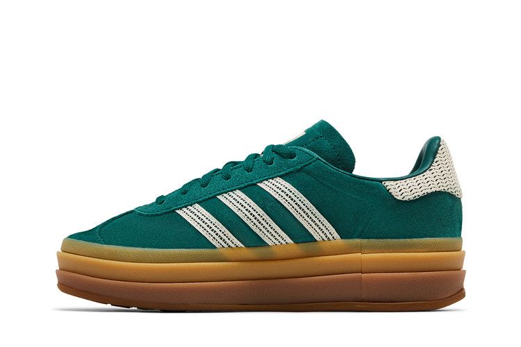 adidas Gazelle Bold Collegiate Green White Gold (Women's)