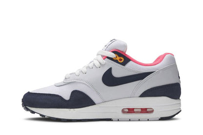 Nike Air Max 1 Pure Platinum Midnight Navy Racer Pink (Women's)
