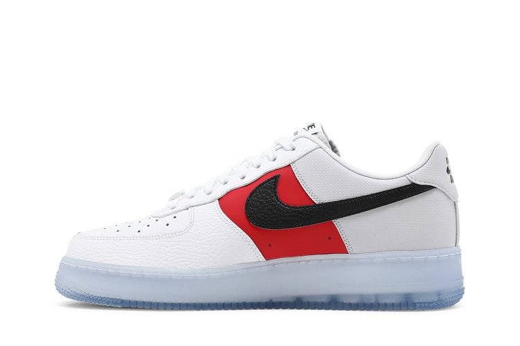 Nike Air Force 1 Low White Red Black (Icy Soles)