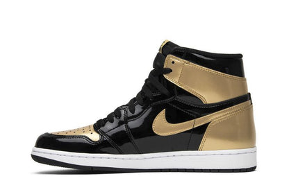 Jordan 1 Retro High NRG Patent Gold Toe
