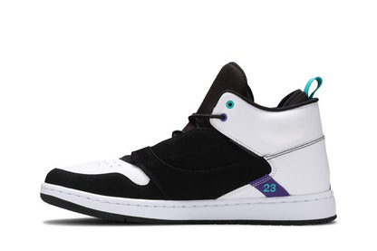 Jordan Fadeaway Black White Grape