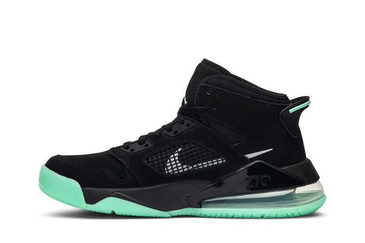 Jordan Mars 270 Black Green Glow