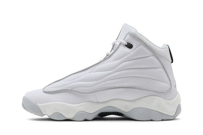 Jordan Pro Strong White Silver