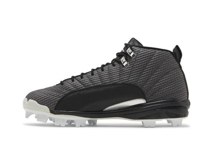 Jordan 12 Retro MCS Black Metallic Silver