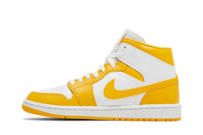 Jordan 1 Mid White University Gold (Women's)