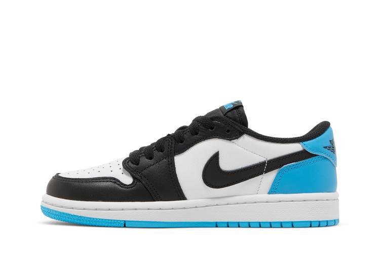 Jordan 1 Retro Low OG Black Dark Powder Blue (Women's)