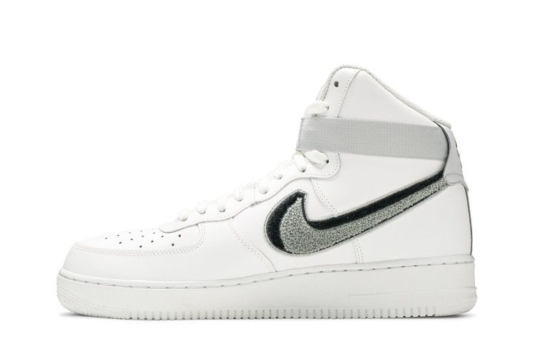 Nike Air Force 1 High 3D Chenille White Grey Black
