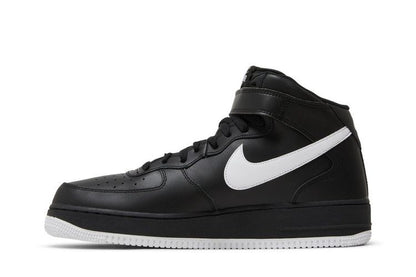 Nike Air Force 1 Mid '07 Black White Sole