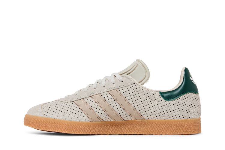 adidas Gazelle Aluminium Wonder Beige Collegiate Green