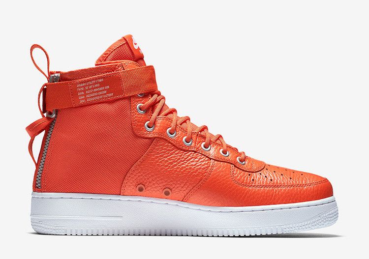 Nike SF Air Force 1 Mid Team Orange