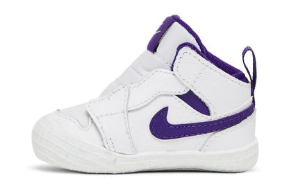 Jordan 1 Crib Bootie White Court Purple (I)