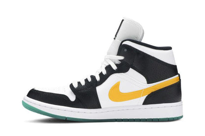 Jordan 1 Mid Alternate Swooshes Red Yellow (Women's)