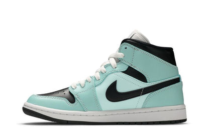 Jordan 1 Mid Aqua Blue Tint (Women's)