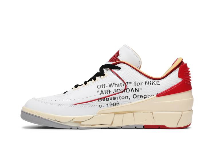 Jordan 2 Retro Low SP Off-White White Red