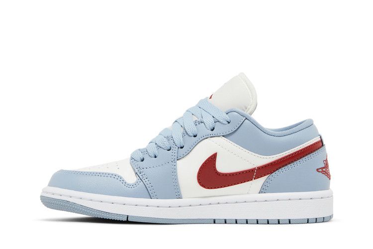 Jordan 1 Low Blue Whisper Dune Red (Women's)