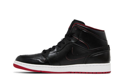 Jordan 1 Retro Mid Black Red White