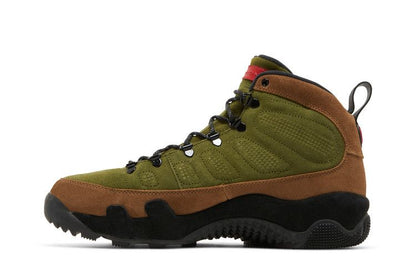 Jordan 9 Retro Boot NRG Military Brown Legion Green