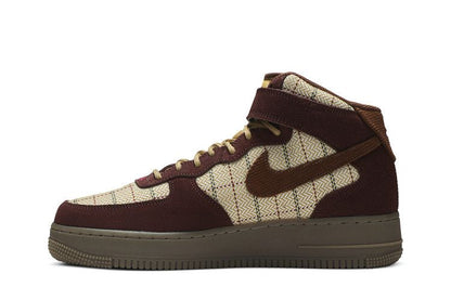 Nike Air Force 1 Mid Plaid Brown