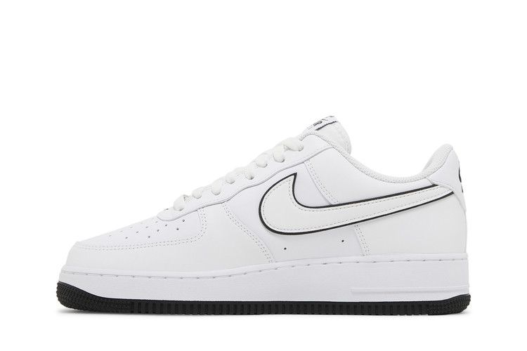 Nike Air Force 1 '07 Low White Black Outline Swoosh