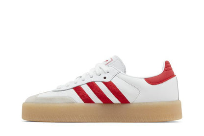 adidas Sambae White Better Scarlet Gum (Women's)