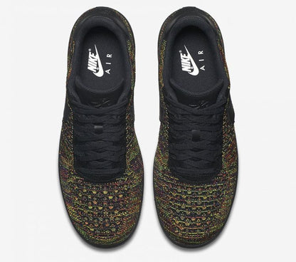 Nike Air Force 1 Low Flyknit Black Multi-Color