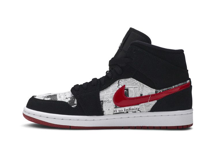 Jordan 1 Mid Newspaper Air Times