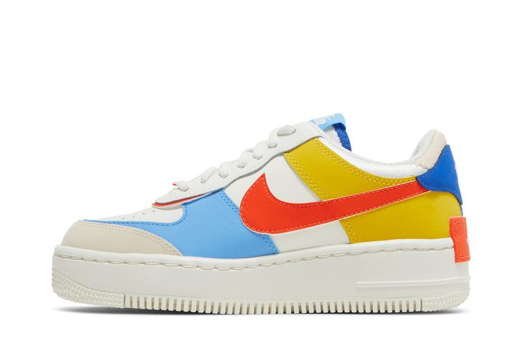 Nike Air Force 1 Low Shadow Sail Game Royal Rush Orange University Blue (Women's)