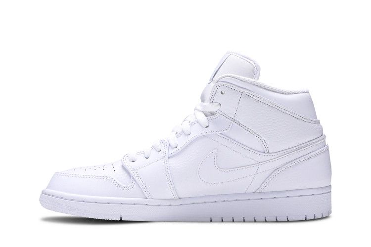 Jordan 1 Mid Triple White (2018)