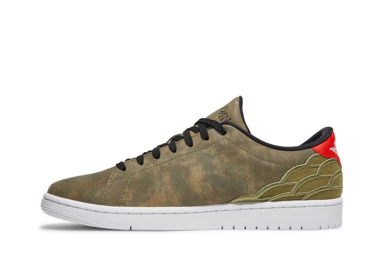 Jordan 1 Centre Court Oil Green