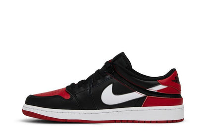 Jordan 1 Low FlyEase Black White Gym Red