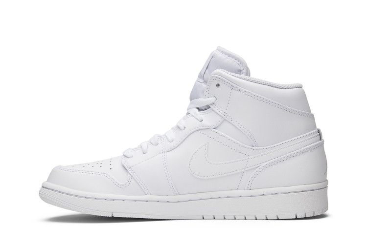 Jordan 1 Mid White/Pure Platinum