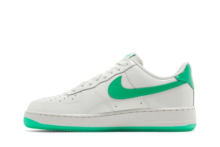 Nike Air Force 1 Low '07 Patent Platinum Tint Stadium Green