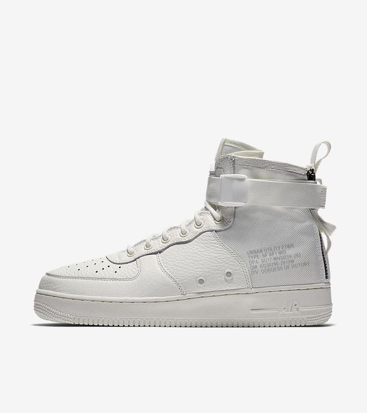Nike SF Air Force 1 Mid Triple Ivory
