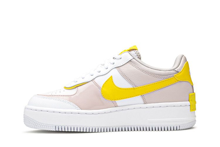 Nike Air Force 1 Low Shadow White Barely Rose Speed Yellow (Women's)