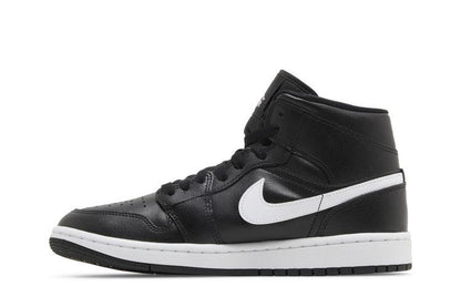 Jordan 1 Mid Black White (Women's)