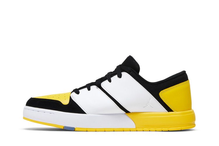 Jordan Nu Retro 1 Low Black Tour Yellow White
