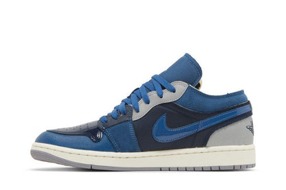 Jordan 1 Low SE Craft Obsidian French Blue Ashen Slate White