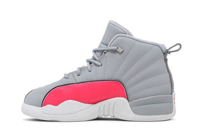 Jordan 12 Retro Wolf Grey Racer Pink (PS)