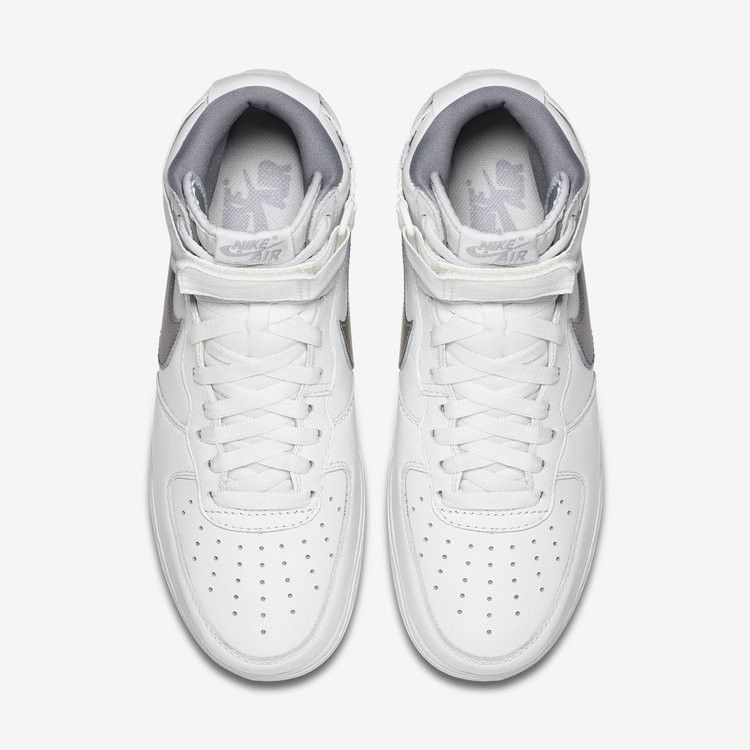 Nike Air Force 1 High Retro Summit White Wolf Grey