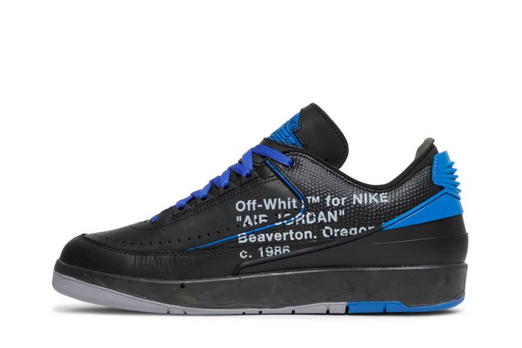 Jordan 2 Retro Low SP Off-White Black Blue
