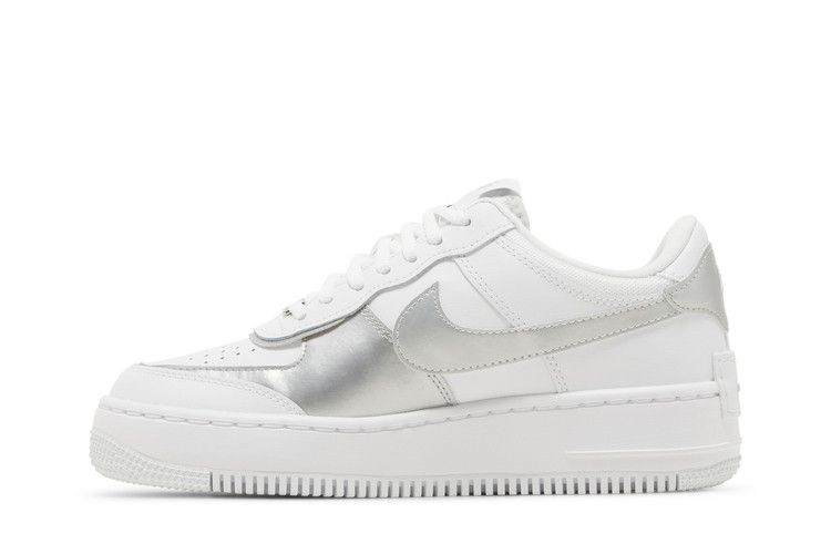 Nike Air Force 1 Low Shadow White Pure Platinum Metallic Silver (Women's)